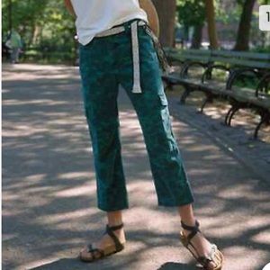 Anthropologie Light Blue Gray Cargo Pants size 28